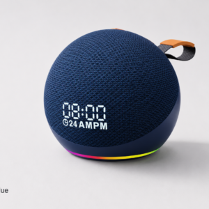Ball-Shaped Fabric Bluetooth Speaker with Custom Pattern Design