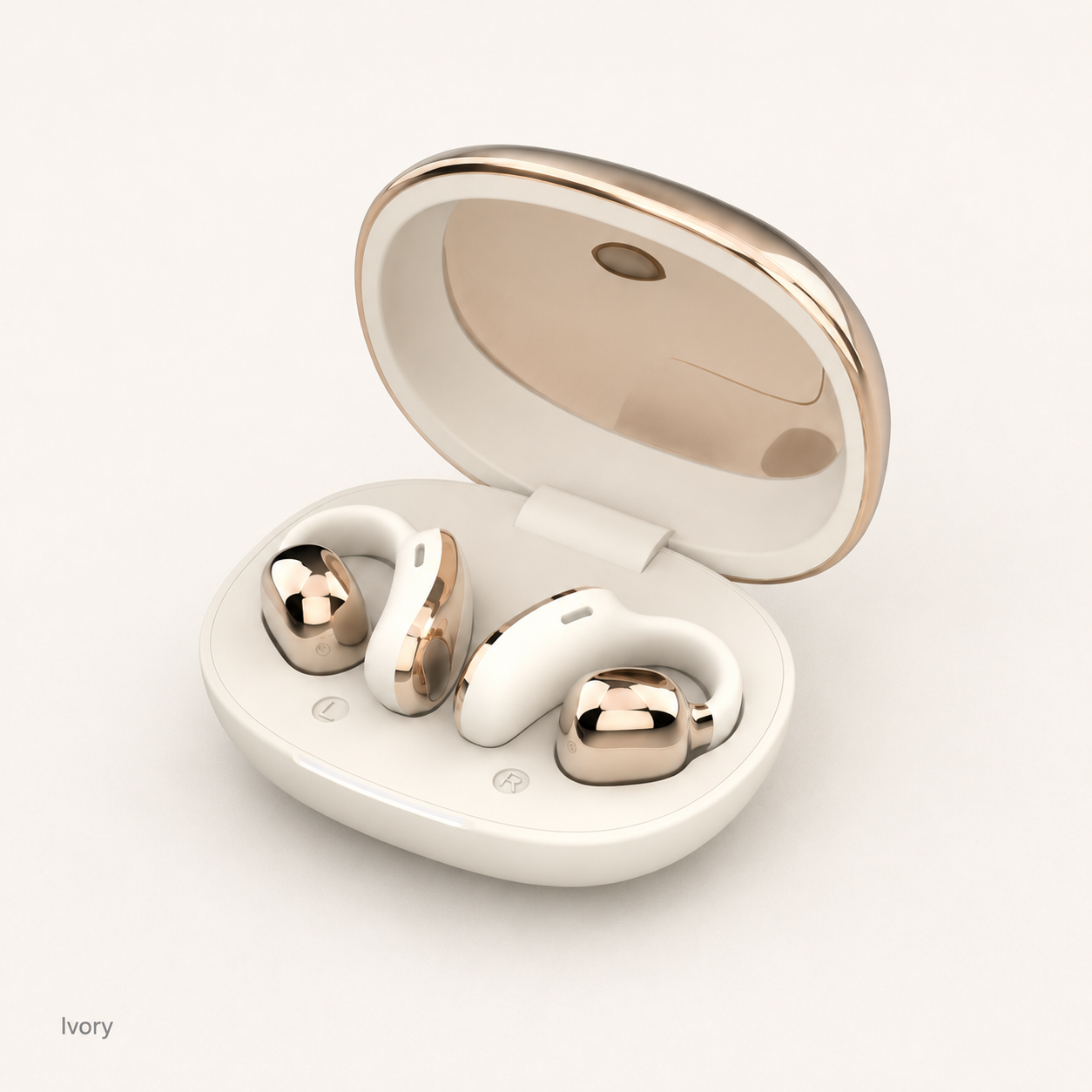 Open-Ear Clip-On Wireless Earbuds with Charging Case (1)