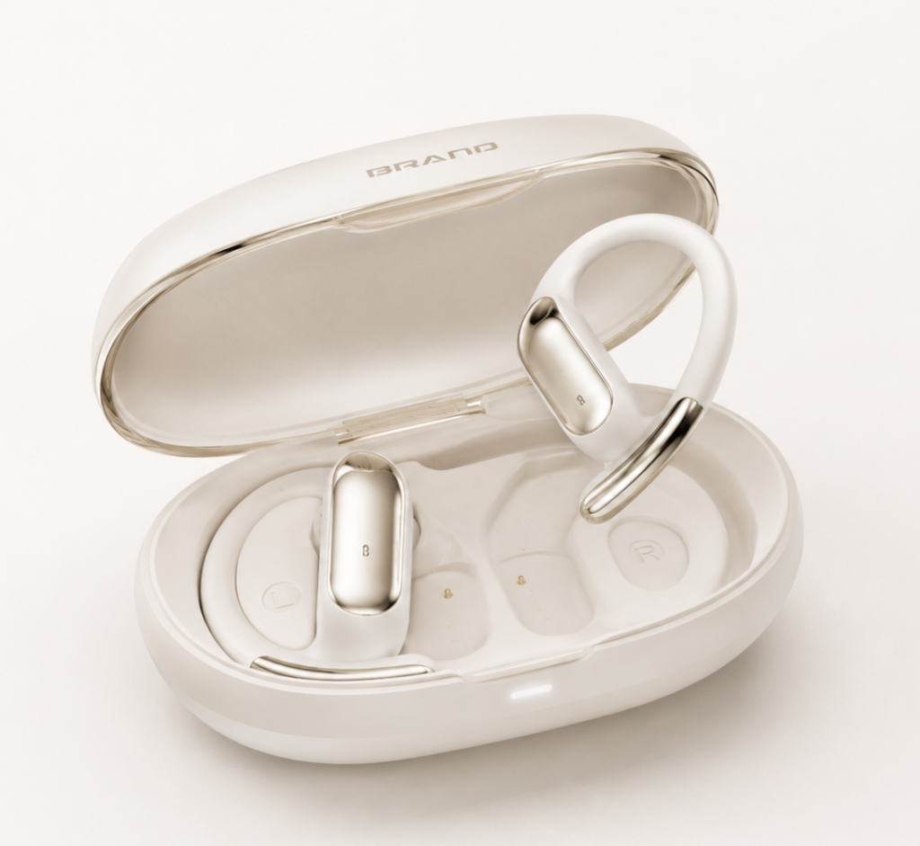 Open-Ear Wireless Ear Hook Earbuds with Charging Case