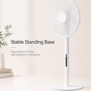 USB Powered Portable Desk Fan with Standing Base