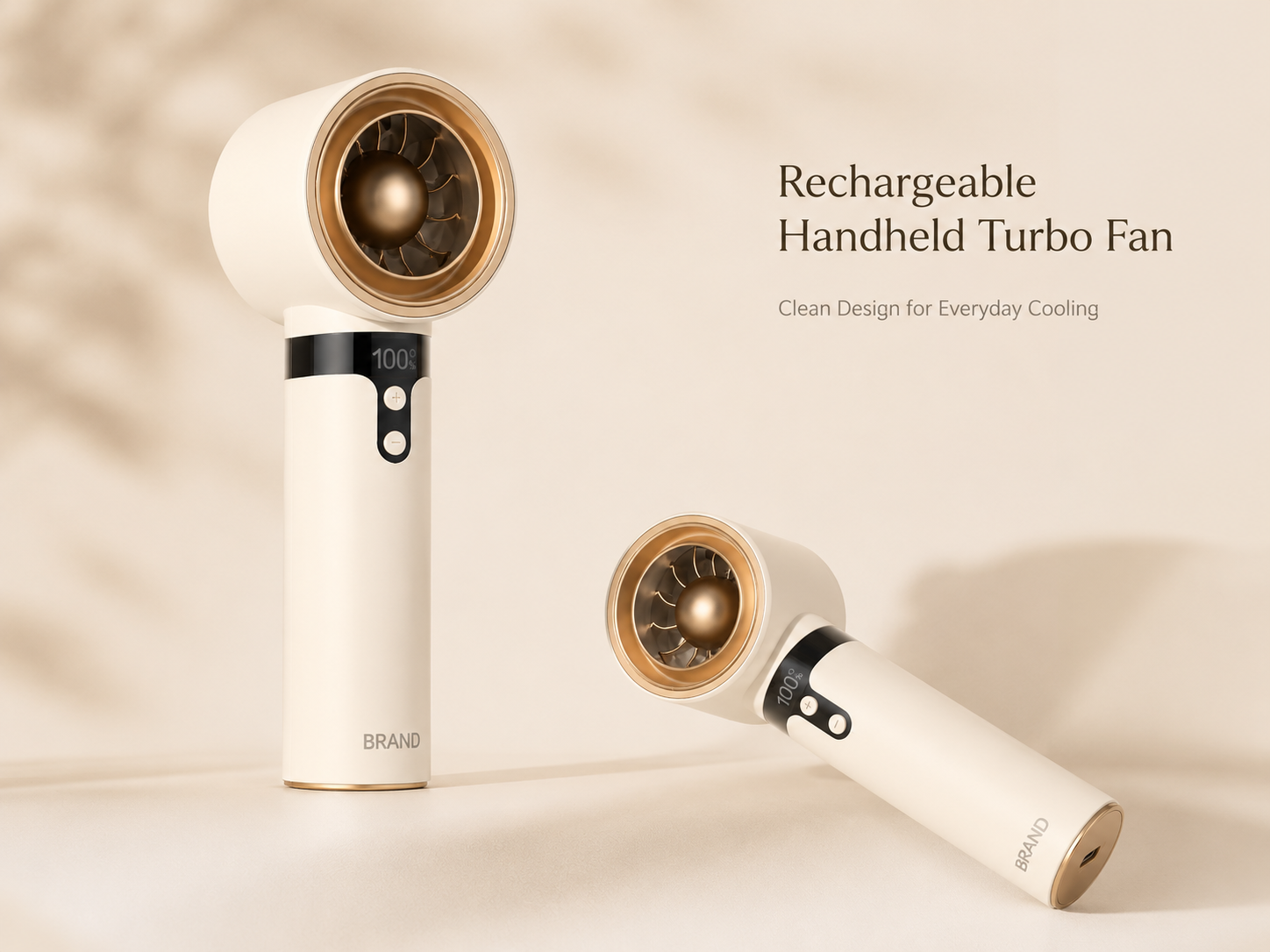 Rechargeable Handheld Turbo Fan (2)